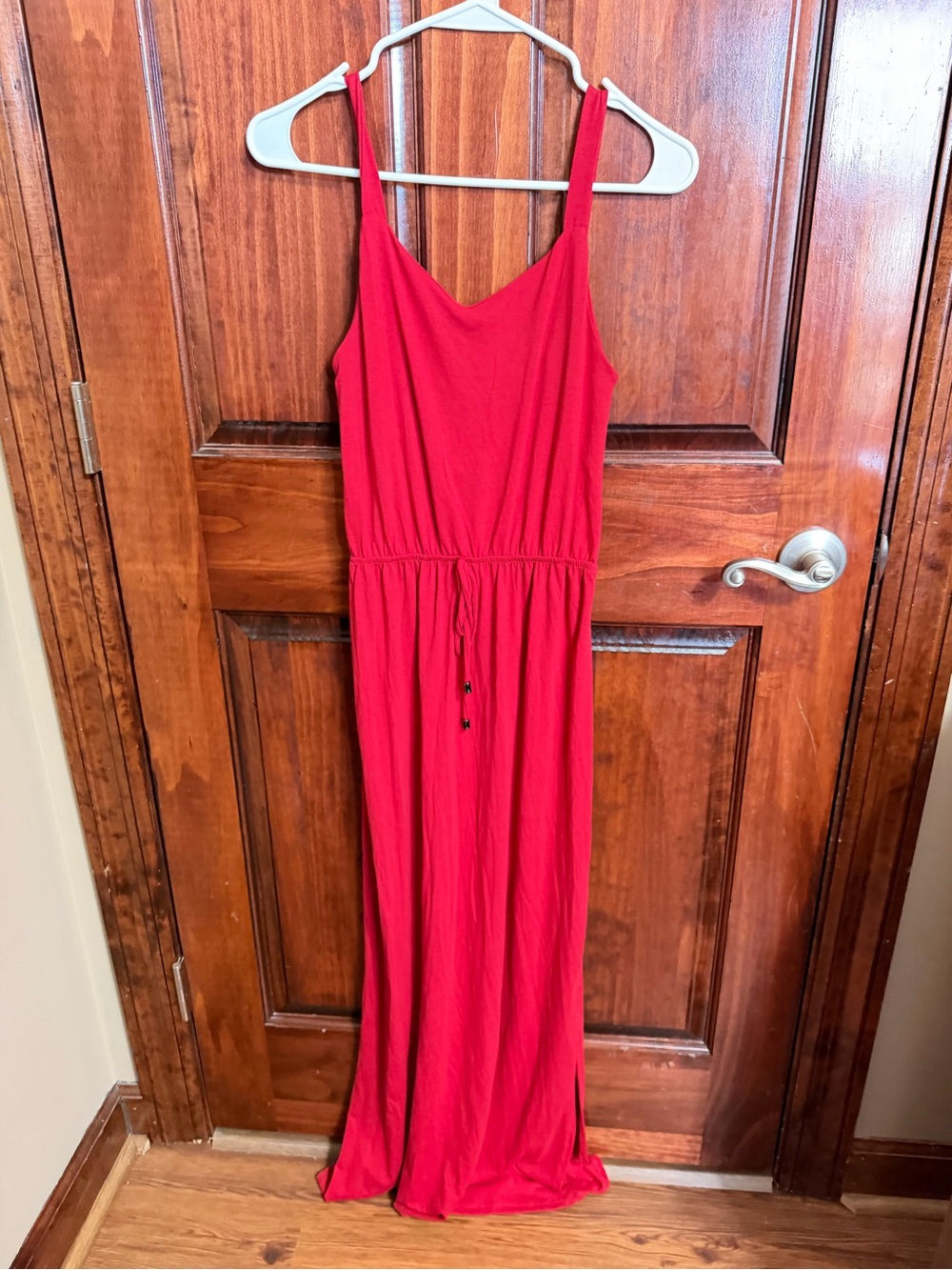 Lildy Tie-Waist Maxi Dress – Red – Size S-M – NW
